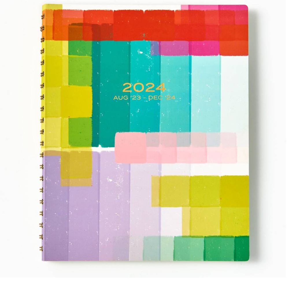 Paper Source 2023-2024 Pixel Blocks Student & Teacher Weekly Planner